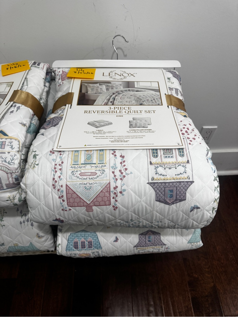 2nd EDITION- Lenox 3-piece Reversible Quilt Set - KING